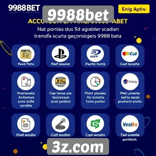 Métodos de pagamento aceitos no 9988bet